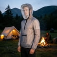 thumbnail image 6 of Mosquito Suit with Hooded Midge Net Summer Mesh Insect Protection Clothing Breathable Bug-Proof Lightweight Jacket and Pants Set for Fishing Camping Hiking Outdoor UV Protection, 6 of 6