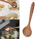 thumbnail image 2 of Utensilio De Cocina De Madera Cuchara Ranurada De Teca Para Cocinar Colador De Madera Natural Cuchara Con Agujeros Cuchara Coladora De Teca Con Mango Largo Y Dientes Para Colar Y Escurrir Huevos Y C, 2 of 7