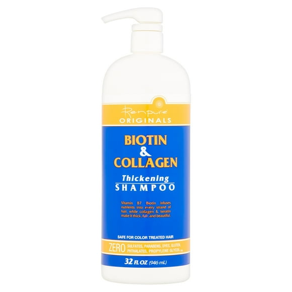 Renpure Shampooing Biotine et Collagène, 32 Onces