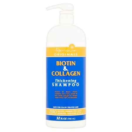 Renpure Originals Biotin & Collagen Thickening Shampoo, 32 fl (Best Thickening Shampoo And Conditioner)