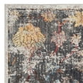 thumbnail image 5 of SAFAVIEH Bristol Naira Overdyed Floral Polyester Area Rug, Grey/Multi, 6' x 9', 5 of 7