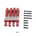 thumbnail image 3 of Ruiboury 4pcs Smooth Front Rear Shock Absorber For MN 1/12 D90 RC Car Accessories Red, 3 of 6