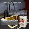 thumbnail image 3 of Westbrass 11" 1-Lever Handle Hot Water Dispenser Faucet with Quick Heating Tank, Oil Rubbed Bronze, 3 of 14