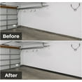thumbnail image 2 of MOYISHI Flexible Baseboard Molding Trim, 3.94 Inch x39.37 Inch  Peel and Stick Vinyl Wall Base Cove Base, Self-Adhesive Rubber Wall Base Moulding Trim(Black), 2 of 6
