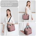 thumbnail image 6 of Brown and Pink Leopard Print Insulated Leakproof Lunch Box for Women, Large Lunch Bag for Tween Teen Adult, Loncheras Para Mujer for Work Beach Travel Picnic Camping, 6 of 6