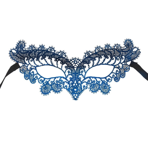Maojin Halloween Decoration Masquerade Lace Mask Halloween Cutout Prom Party Mask Accessories