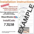thumbnail image 3 of 2015 Lexus IS250 Wiper Blades (Set of 2), 3 of 3