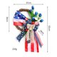 thumbnail image 3 of Corona de flores para el Día de la Independencia en cesta | Decoración patriótica para puerta | Decoración floral roja, blanca y azul para la puerta principal | Uso interior y exterior | No se, 3 of 9