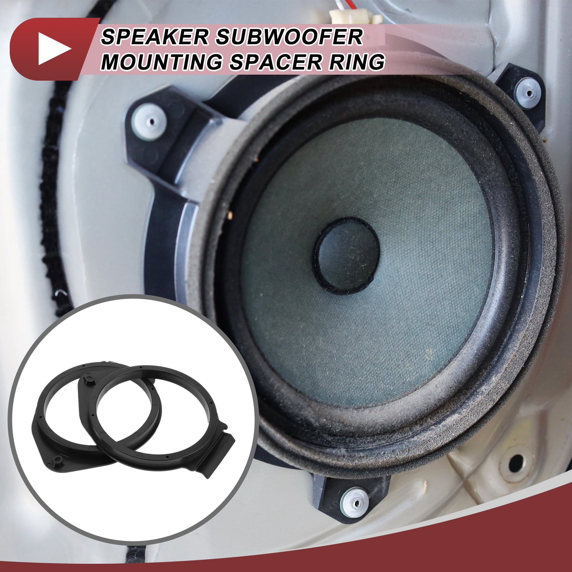 Unique Bargains 2Pcs Speaker for Spacer Ring for Chevrolet Avalanche for 2007-2020