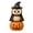 D, variant on Halloween Resin Figurine, Pumpkin Cape Fox Statue Mini Tabletop Ornament, Spooky Cute Gothic Decor For Party Home Shelf Display, 5x1 2x1 Inches
