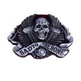 thumbnail image 1 of Hebilla de cinturón Bad to the Bone Skull, aleación vintage para motocicletas, 1 of 3