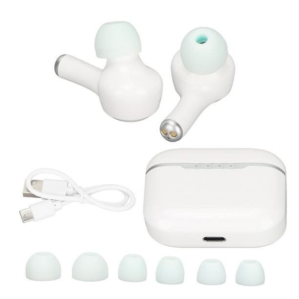 Auriculares de traductor Bluetooth 5.2 Admite 84 idiomas 5 modos Auriculares de traductor inalámbricos con cancelación de ruido Blanco