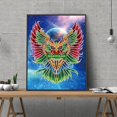 thumbnail image 3 of 5d New Luminous Diamond Painting Owl Animal Series 30x40cm, 3 of 4