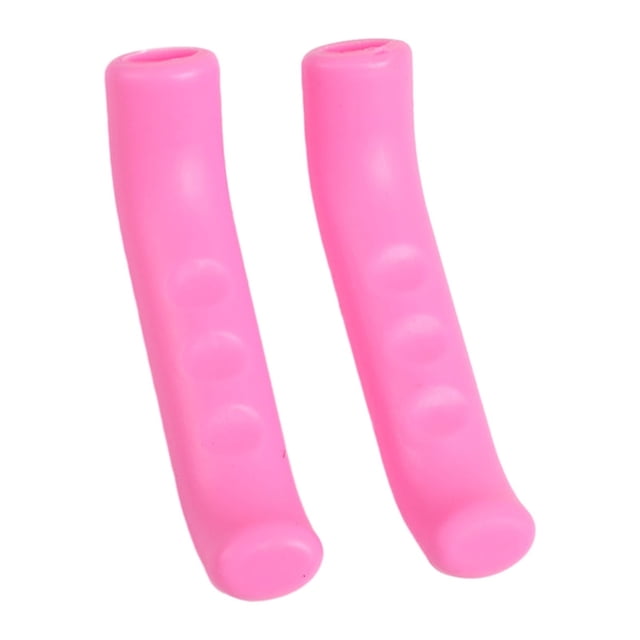 Yuarrent Manténgase seguro y elegante con cubierta duradera para manillar de bicicleta, funda de palanca de freno de bicicleta, 2 piezas Ciclismo Rosa
