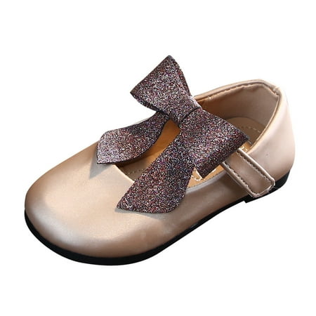 

Binmer Girls Princess Shoes Toddler Infant Kids Baby Bowknot Single Sandals Shoes