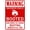 Warning Sign 4, variant on Hiking Trail Natural Terrain Trail Follow Red Trail Markers Stay On Marked Trail Warning Metal Sign Vintage Wall Decor for Home Farm Bar Coffee Shop Club Decoration 8x12 Inch