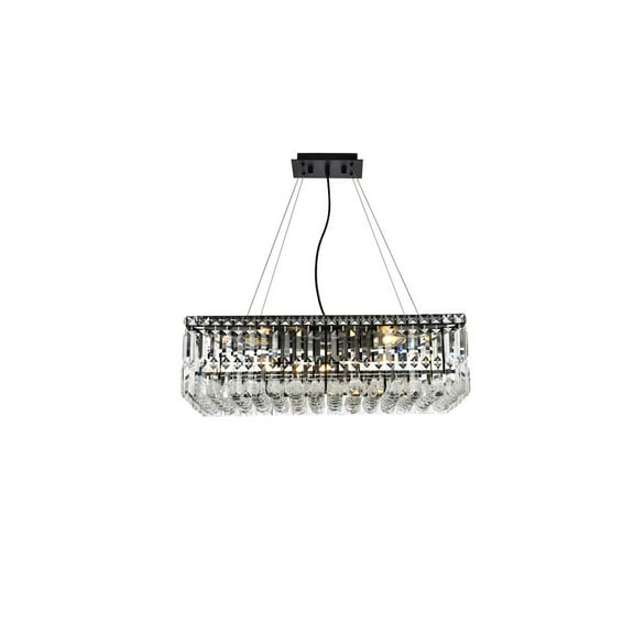 Maxime 24 inch black chandelier