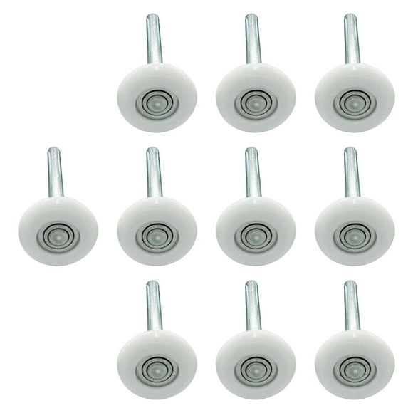 10x Rodillos De Puerta De Garaje Piezas De Repuesto De Reparación Montaje Simple Eje De 4 Pulgadas