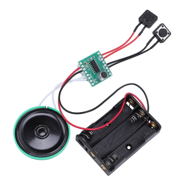 Chip De Voz Grabable, Chip De Voz De Grabación De Tarjetas Single Play 4.5V AAA Con Pilas Para Joyeros