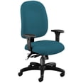 thumbnail image 3 of OFM Ergonomic Multi-Adjustable ComfySeat Task Chair with Arms - 28.75" x 31.5" x 42"-45.5" - 250 lb Weight Capacity - Fabric - Navy Blue - Assembly, 3 of 5