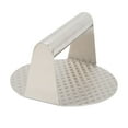 thumbnail image 5 of Smashed Burger Press Stainless Steel Burger Press Round Burger Smasher Concave Convex Surface Dishwasher Safe Reduce Cooking Time, 5 of 5