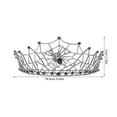 thumbnail image 2 of Milisten Elegant Spider Web Bridal Headdress Wedding Hair Accessory with Craftsmanship for Special Occasions, 2 of 8