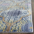 thumbnail image 4 of SAFAVIEH Valencia Raschelle Quatrefoil Polyester Area Rug, Lavender/Gold, 6' x 9', 4 of 7
