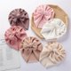 thumbnail image 3 of Baby Hat Cute Bows Knot Beanie Cap Floral Bowknot Headwrap Newborn Soft Cotton Solid Color Bonnet Infants Kids Headwear Gifts White, 3 of 4