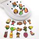 thumbnail image 4 of 20 piezas de accesorios para zapatos, hebillas de goma para zapatos, flores de PVC para zapatos impresas, accesorios de bricolaje para zapatos de playa, zapatillas (21), 4 of 5