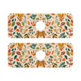 thumbnail image 7 of Yayeee Faucet Mat for Kitchen Sink 14.7" Diatomite Long Splash Guard Pad, Beige Retro Leaves, 2 Pack, 7 of 7