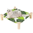 thumbnail image 2 of Cama Hamaca para Gatos y Perros Patas Lague Diseño de Hoja de Monstera, 2 of 6