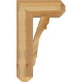 thumbnail image 3 of Ekena Millwork 6"W x 18"D x 30"H Olympic Craftsman Rough Sawn Bracket, Western Red Cedar, 3 of 4