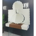thumbnail image 3 of Decor Wonderland Frameless Ridge Mirror 28" x 22", 3 of 5