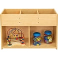 thumbnail image 4 of Tot Mate Children's Book and Toy Storage, Laminated Wood, Maple, 36"W x 14"D x 24"H Assembled, 4 of 6