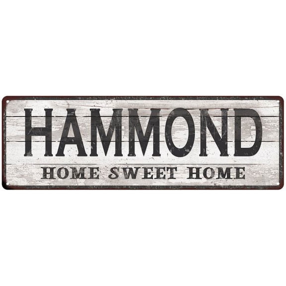 HAMMOND Home Sweet Home Country Look 6x18 Metal Sign 106180045711