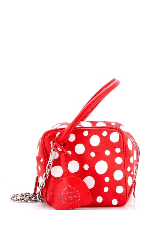Pre-Owned Square Bag Yayoi Kusama Infinity Dots Monogram Empreinte Giant By Rebag