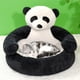 thumbnail image 1 of Cama de felpa para mascotas Sofá Semi cerrado Jaula de nido de animales pequeños Lavable a máquina Encantadora Casa de perro adorable Nido de gato Oso Gris Pequeño Salvador Cama de gato de peluche, 1 of 10