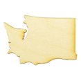thumbnail image 1 of Package of 1, Medium 12" x 8" x 0.5" Baltic Birch Plywood Washington State Wood Cutout for Art and Craft Project, Made in USA, 1 of 1