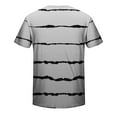 thumbnail image 5 of YANHAIGONG Striped T Shirt Mens Short Sleeve Tops,Mens Striped Casual Tops,2025 Summer Basic Gradation Striped T-Shirts Men,Casual Round Neck Pullover Fitness Sports T Shirt Blouse, 5 of 5