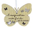 thumbnail image 1 of Ensemble de 4 Papillons avec Ornements d'Imagination en Français, 1 of 1