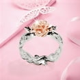 thumbnail image 2 of SIfdSeng Cute Rings for Silver Rose Gold Diamond Ring Natural White Romantic Wedding Jewelry Promise Rings for Her Diamond Rose Gold Ring Sets for Women, 2 of 2
