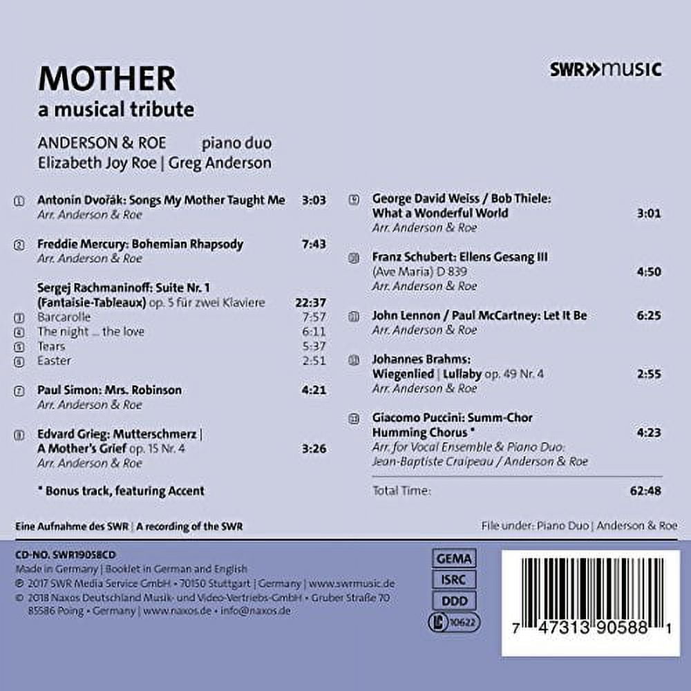 Brahms / Anderson / Roe - Mother - Music & Performance - CD