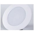 thumbnail image 5 of 5 Focos LED para baño, ultraplanos 25mm, Ø90mm, blanco, empotrable en techo, panel LED 5-7W, 460Lm, blanco neutro 4000K, 5 of 5