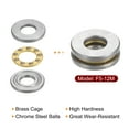 thumbnail image 4 of Uxcell F5-12M Miniature Thrust Ball Bearings 5x12x4mm Chrome Steel with Washers 10 Pack, 4 of 5