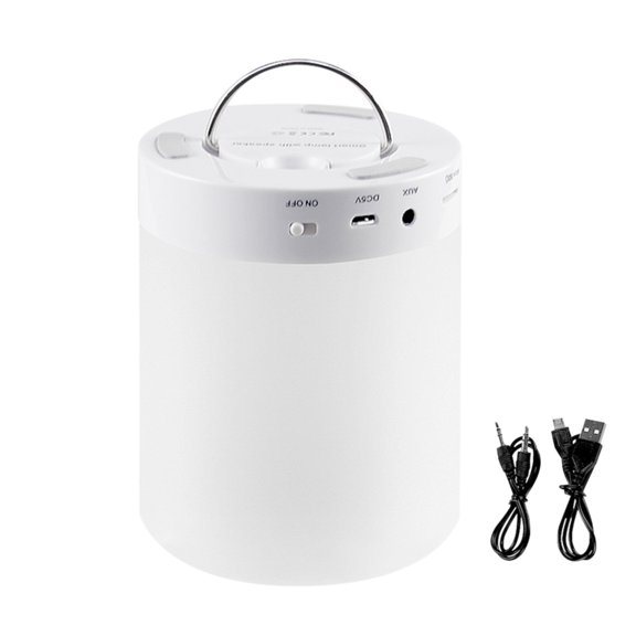 Naiovety Luz nocturna Altavoz Portátil Inalámbrico Smart Touch Control Lámpara colorida Mesita de noche Luz Iluminación y accesorios Naiovety HA002804-00