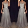 thumbnail image 2 of DHFJKG Formal Dresses For Women Wedding Guest Dress Sleeveless Glitter Maxi Prom Evening Bridesmaid Party Gown Trendy Dresses, 2 of 8