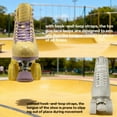 thumbnail image 3 of JZY Light Up Roller Skates for Women and Kids, Quad High-Top PU Leather Skates with Glowing Wheels (Youth Sizes 2-11), 3 of 7