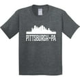 thumbnail image 3 of Inktastic Pittsburgh Pennsylvania Skyline Pa Cities Youth T-Shirt, 3 of 5