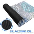 thumbnail image 6 of Long Mouse Pads for Desk,Blue Floral Leaf Pattern Desk Mats on Top Of Desks, Desk Mouse Pad Extra Large with 3mm Non-Slip Base and Stitched Edge for Gaming,Office,Work,Home 31.5"x15.7", 6 of 6