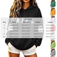 thumbnail image 3 of Nmnitkp Women's Halloween Hoodie Sweatshirt Vintage Frame Ghost Grid Print Oversized Long Sleeve Pullover with Kangaroo Pocket Fall Spooky Tops for Party Daily Wear Red,M, 3 of 5